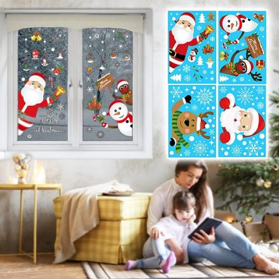 Karácsonyi matricák (90 db) | XMASCLINGS