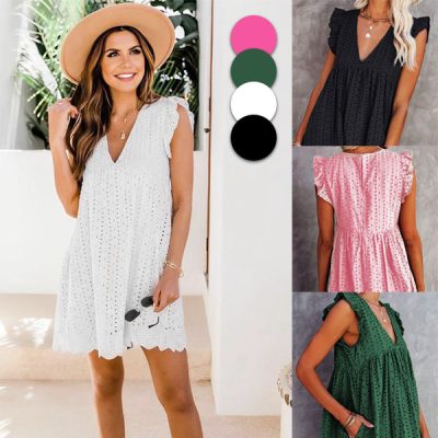 Laza nyári csipke ruha | BELLACHIC