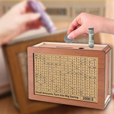 Fából készült spórolási doboz | COINSAVE