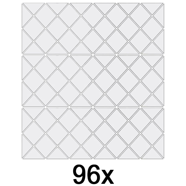 3x Tükör falmatricák (32 db) | WALLGEM