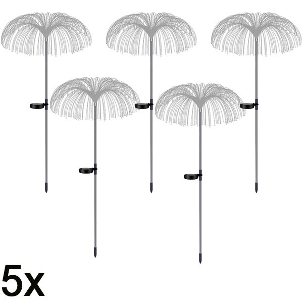 5x Napelemes trópusi kerti lámpák | LUMIPALM