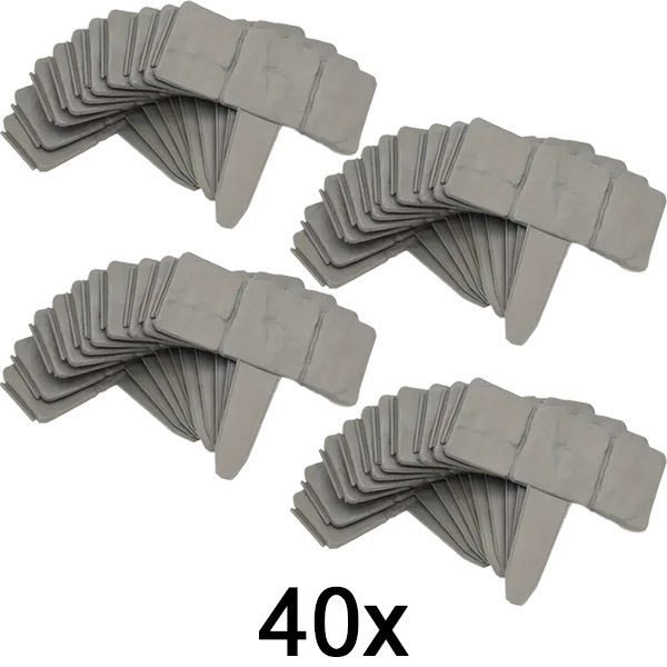 4x Kőhatású kerti szegély (10 db) | MINIFENCE